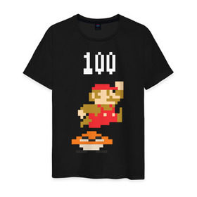 Мужская футболка хлопок с принтом Mario , 100% хлопок | прямой крой, круглый вырез горловины, длина до линии бедер, слегка спущенное плечо. | nintendo | марио | нинтендо