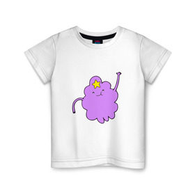 Детская футболка хлопок с принтом Пупырка , 100% хлопок | круглый вырез горловины, полуприлегающий силуэт, длина до линии бедер | adventure time | princess