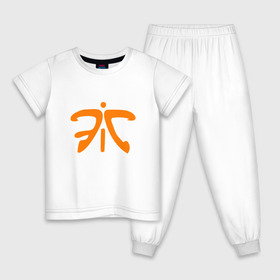 Детская пижама хлопок с принтом Fnatic Collection , 100% хлопок |  брюки и футболка прямого кроя, без карманов, на брюках мягкая резинка на поясе и по низу штанин
 | fnatic