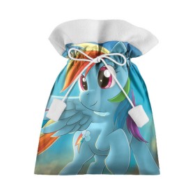 Подарочный 3D мешок с принтом My littlle pony , 100% полиэстер | Размер: 29*39 см | littlle | littlle pony | pony | пони