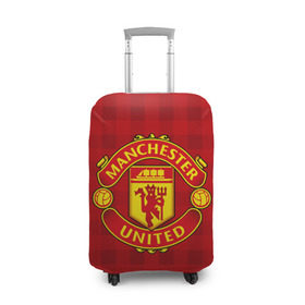Чехол для чемодана 3D с принтом Manchester united , 86% полиэфир, 14% спандекс | двустороннее нанесение принта, прорези для ручек и колес | manchester united | манчестер юнайтед | спорт | фк | футбол