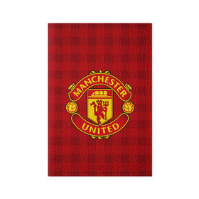 Обложка для паспорта матовая кожа с принтом Manchester united , натуральная матовая кожа | размер 19,3 х 13,7 см; прозрачные пластиковые крепления | manchester united | манчестер юнайтед | спорт | фк | футбол