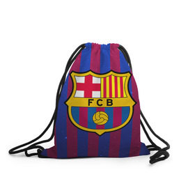 Рюкзак-мешок 3D с принтом Барселона , 100% полиэстер | плотность ткани — 200 г/м2, размер — 35 х 45 см; лямки — толстые шнурки, застежка на шнуровке, без карманов и подкладки | barcelona | барса | барселона | спорт | фк | футбол