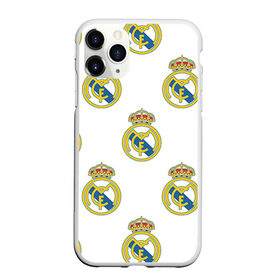 Чехол для iPhone 11 Pro матовый с принтом Real Madrid , Силикон |  | Тематика изображения на принте: real madrid | реал мадрид | спорт | фк | футбол