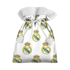 Подарочный 3D мешок с принтом Real Madrid , 100% полиэстер | Размер: 29*39 см | Тематика изображения на принте: real madrid | реал мадрид | спорт | фк | футбол