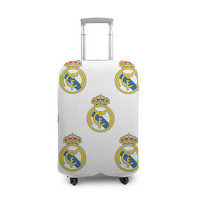Чехол для чемодана 3D с принтом Real Madrid , 86% полиэфир, 14% спандекс | двустороннее нанесение принта, прорези для ручек и колес | real madrid | реал мадрид | спорт | фк | футбол