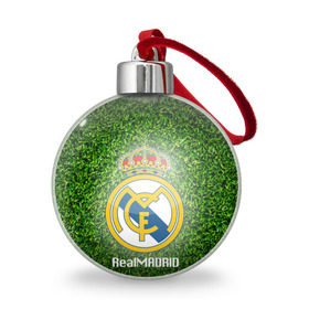Ёлочный шар с принтом Real Madrid , Пластик | Диаметр: 77 мм | real madrid | реал мадрид | спорт | фк | футбол