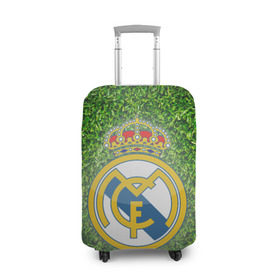 Чехол для чемодана 3D с принтом Real Madrid , 86% полиэфир, 14% спандекс | двустороннее нанесение принта, прорези для ручек и колес | real madrid | реал мадрид | спорт | фк | футбол