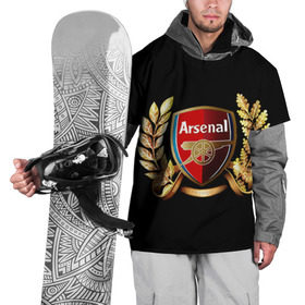 Накидка на куртку 3D с принтом Arsenal , 100% полиэстер |  | арсенал