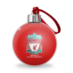 Ёлочный шар с принтом Liverpool , Пластик | Диаметр: 77 мм | Тематика изображения на принте: ливерпуль