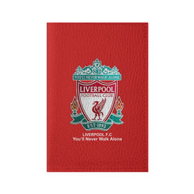 Обложка для паспорта матовая кожа с принтом Liverpool , натуральная матовая кожа | размер 19,3 х 13,7 см; прозрачные пластиковые крепления | Тематика изображения на принте: ливерпуль