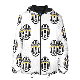 Мужская куртка 3D с принтом Juventus , ткань верха — 100% полиэстер, подклад — флис | прямой крой, подол и капюшон оформлены резинкой с фиксаторами, два кармана без застежек по бокам, один большой потайной карман на груди. Карман на груди застегивается на липучку | juventus | спорт | фк | футбол | ювентус
