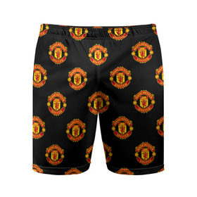 Мужские шорты 3D спортивные с принтом Manchester United ,  |  | manchester united | манчестер | спорт | фк | футбол
