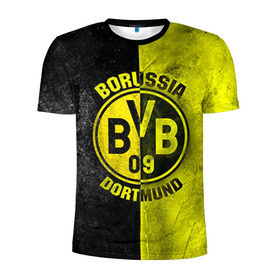 Мужская футболка 3D спортивная с принтом BVB , 100% полиэстер с улучшенными характеристиками | приталенный силуэт, круглая горловина, широкие плечи, сужается к линии бедра | bvb | спорт | фк | футбол