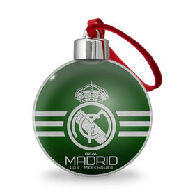 Ёлочный шар с принтом Real Madrid , Пластик | Диаметр: 77 мм | Тематика изображения на принте: real madrid | реал мадрид | спорт | футбол