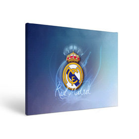 Холст прямоугольный с принтом Real Madrid , 100% ПВХ |  | real madrid | реал мадрид | спорт | футбол