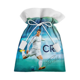 Подарочный 3D мешок с принтом Ronaldo , 100% полиэстер | Размер: 29*39 см | Тематика изображения на принте: роналдо
