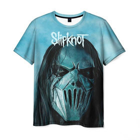 Мужская футболка 3D с принтом Slipknot , 100% полиэфир | прямой крой, круглый вырез горловины, длина до линии бедер | deth | rock | slipknot | маска | мрак | рок | слипнот
