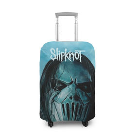 Чехол для чемодана 3D с принтом Slipknot , 86% полиэфир, 14% спандекс | двустороннее нанесение принта, прорези для ручек и колес | deth | rock | slipknot | маска | мрак | рок | слипнот