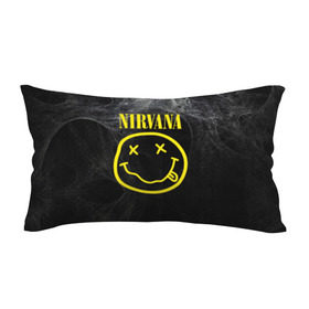 Подушка 3D антистресс с принтом Nirvana , наволочка — 100% полиэстер, наполнитель — вспененный полистирол | состоит из подушки и наволочки на молнии | cobain | curt | nirvana | rock | smile | кобейн | курт | рок | смайл