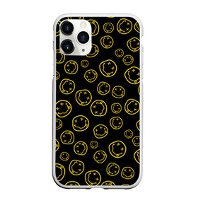 Чехол для iPhone 11 Pro матовый с принтом Nirvana , Силикон |  | cobain | curt | nirvana | rock | smile | кобейн | курт | рок | смайл