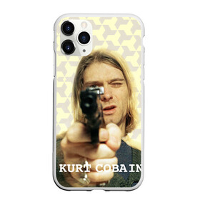 Чехол для iPhone 11 Pro матовый с принтом Nirvana , Силикон |  | cobain | curt | nirvana | rock | кобейн | курт | рок