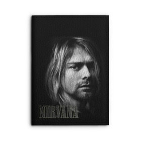Обложка для автодокументов с принтом Nirvana , натуральная кожа |  размер 19,9*13 см; внутри 4 больших “конверта” для документов и один маленький отдел — туда идеально встанут права | cobain | curt | nirvana | rock | кобейн | курт | рок