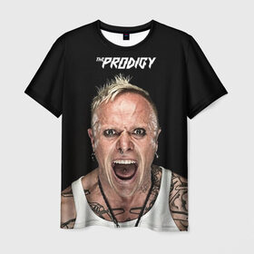 Мужская футболка 3D с принтом The Prodigy , 100% полиэфир | прямой крой, круглый вырез горловины, длина до линии бедер | dnb | drum | rave | продиджи | рейв | рэйв