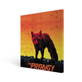 Холст квадратный с принтом The Prodigy , 100% ПВХ |  | Тематика изображения на принте: лиса