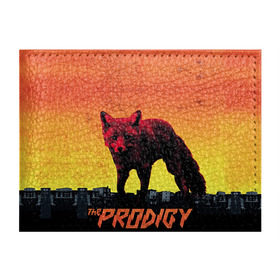 Обложка для студенческого билета с принтом The Prodigy , натуральная кожа | Размер: 11*8 см; Печать на всей внешней стороне | лиса