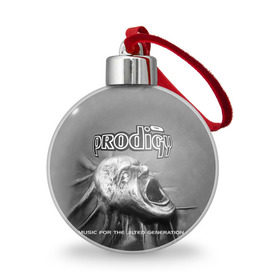Ёлочный шар с принтом The Prodigy , Пластик | Диаметр: 77 мм | Тематика изображения на принте: dnb | drum | prodigy | rave | продиджи | рейв | рэйв