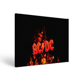 Холст прямоугольный с принтом AC/DC , 100% ПВХ |  | ac dc | acdc | rock | рок | эйсидиси