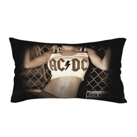 Подушка 3D антистресс с принтом AC/DC , наволочка — 100% полиэстер, наполнитель — вспененный полистирол | состоит из подушки и наволочки на молнии | ac dc | acdc | rock | рок | эйсидиси