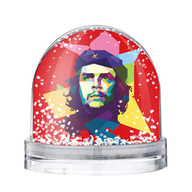Водяной шар с принтом Че Гевара , Пластик | Изображение внутри шара печатается на глянцевой фотобумаге с двух сторон | че гевара