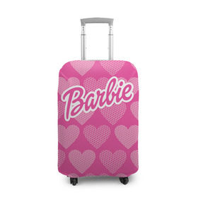 Чехол для чемодана 3D с принтом Barbie , 86% полиэфир, 14% спандекс | двустороннее нанесение принта, прорези для ручек и колес | barbie | барби | кукла