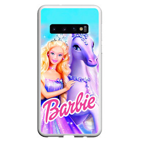 Чехол для Samsung Galaxy S10 с принтом Barbie , Силикон | Область печати: задняя сторона чехла, без боковых панелей | barbie | барби | кукла