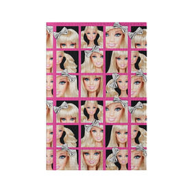 Обложка для паспорта матовая кожа с принтом Barbie , натуральная матовая кожа | размер 19,3 х 13,7 см; прозрачные пластиковые крепления | Тематика изображения на принте: barbie | барби | кукла