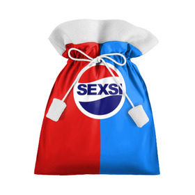 Подарочный 3D мешок с принтом Sexsi , 100% полиэстер | Размер: 29*39 см | Тематика изображения на принте: антибренд | лого | пепси