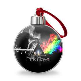 Ёлочный шар с принтом Pink Floyd , Пластик | Диаметр: 77 мм | Тематика изображения на принте: pink floyd | rock | рок