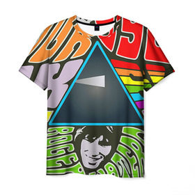 Мужская футболка 3D с принтом Pink Floyd , 100% полиэфир | прямой крой, круглый вырез горловины, длина до линии бедер | Тематика изображения на принте: pink floyd | rock | рок