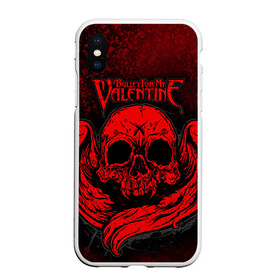 Чехол для iPhone XS Max матовый с принтом Bullet for my valentine , Силикон | Область печати: задняя сторона чехла, без боковых панелей | bullet for my valentine