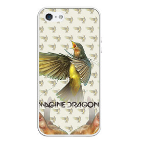 Чехол для iPhone 5/5S матовый с принтом Imagine Dragons , Силикон | Область печати: задняя сторона чехла, без боковых панелей | imagine dragons