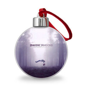 Ёлочный шар с принтом Imagine Dragons , Пластик | Диаметр: 77 мм | Тематика изображения на принте: imagine dragons
