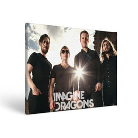 Холст прямоугольный с принтом Imagine Dragons , 100% ПВХ |  | Тематика изображения на принте: imagine dragons