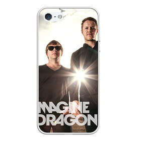 Чехол для iPhone 5/5S матовый с принтом Imagine Dragons , Силикон | Область печати: задняя сторона чехла, без боковых панелей | imagine dragons