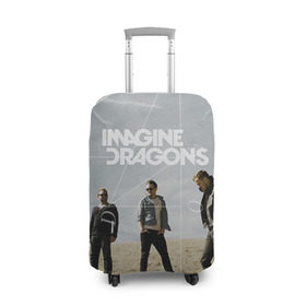 Чехол для чемодана 3D с принтом Imagine Dragons , 86% полиэфир, 14% спандекс | двустороннее нанесение принта, прорези для ручек и колес | imagine dragons