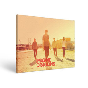 Холст прямоугольный с принтом Imagine Dragons , 100% ПВХ |  | rock | имэджн драгонз | рок