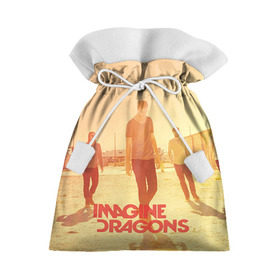 Подарочный 3D мешок с принтом Imagine Dragons , 100% полиэстер | Размер: 29*39 см | Тематика изображения на принте: rock | имэджн драгонз | рок