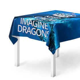 Скатерть 3D с принтом Imagine Dragons , 100% полиэстер (ткань не мнется и не растягивается) | Размер: 150*150 см | imagine dragons