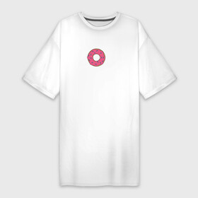 Платье-футболка хлопок с принтом DOH ,  |  | doh the simpsons симпсоны гомер пончик доу